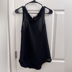 Japna Black Sheer Tank Top